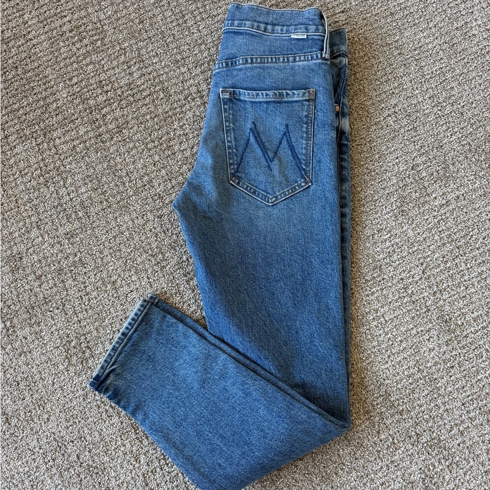 MOTHER Women Stinger Flood Premium Denim